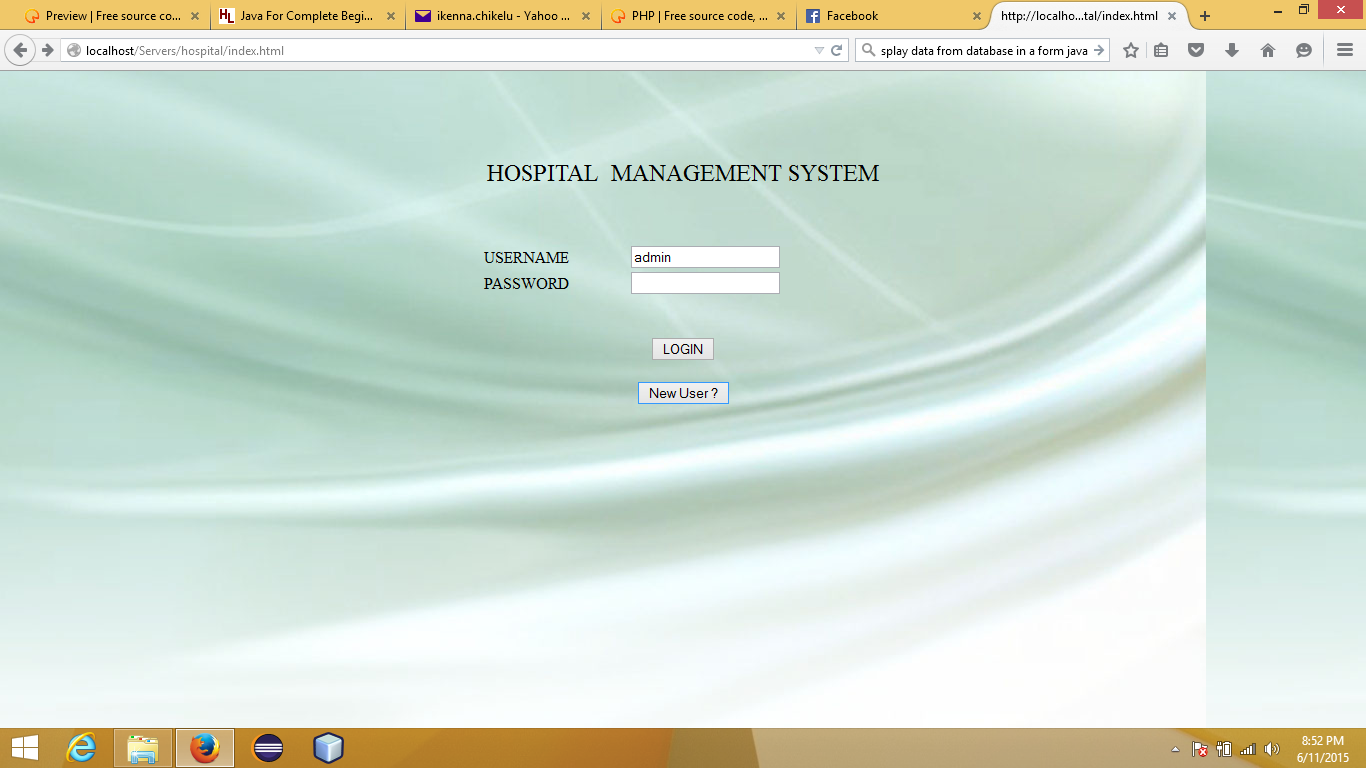Free Download Php Projects Source Code For Hospital Management